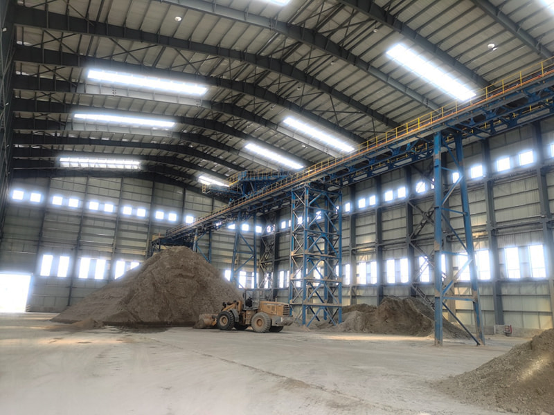 Belt Conveyor System Of Jiangxi Jiujiang Port Sand Yard